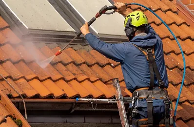 Démoussage et hydrofuge de toiture à Esley